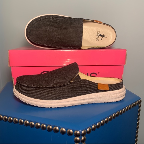 Corkys Shoes New Corkys Pontoon Black Slides Casual Fashion Sneaker